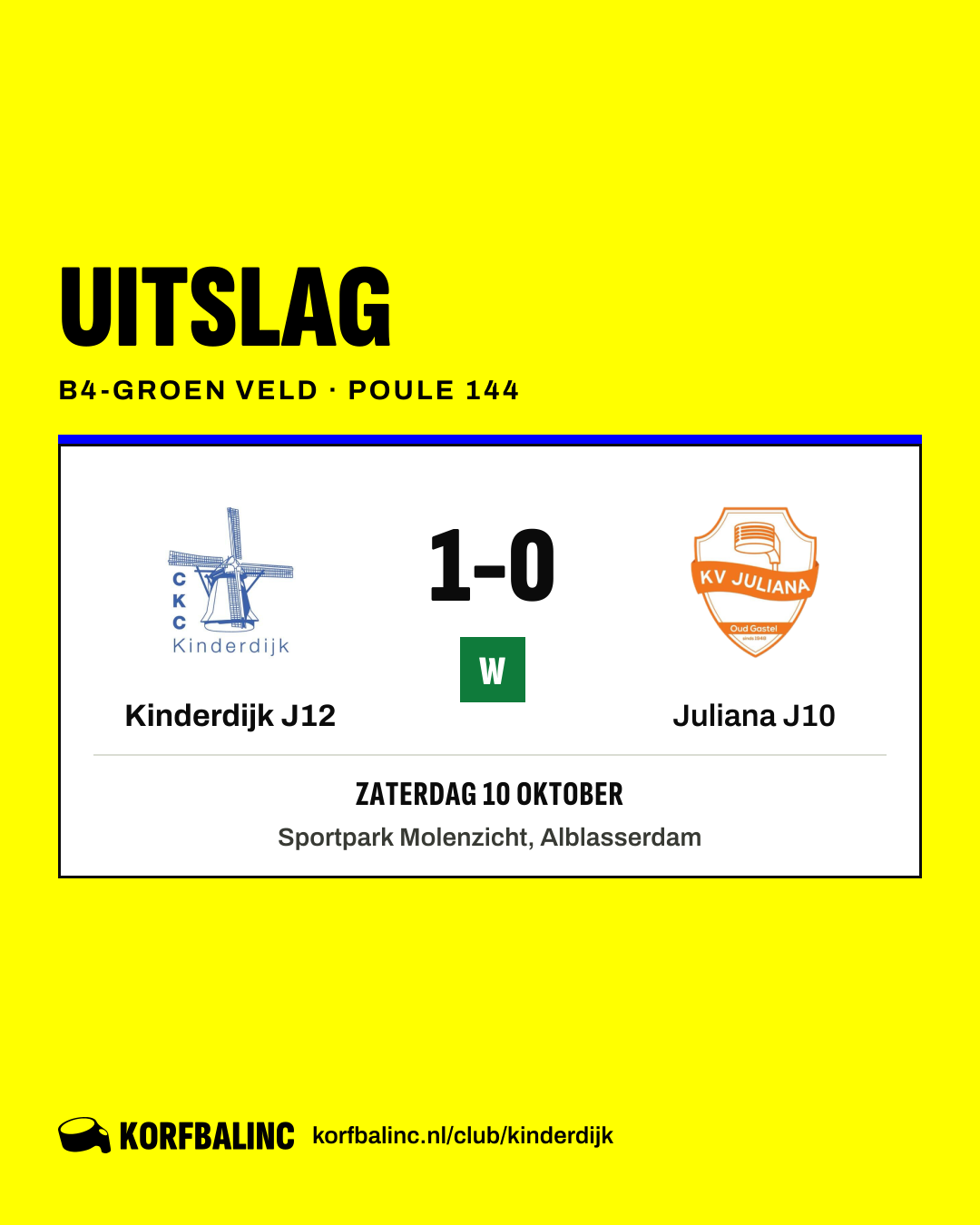 Kinderdijk J12 - Juliana J10