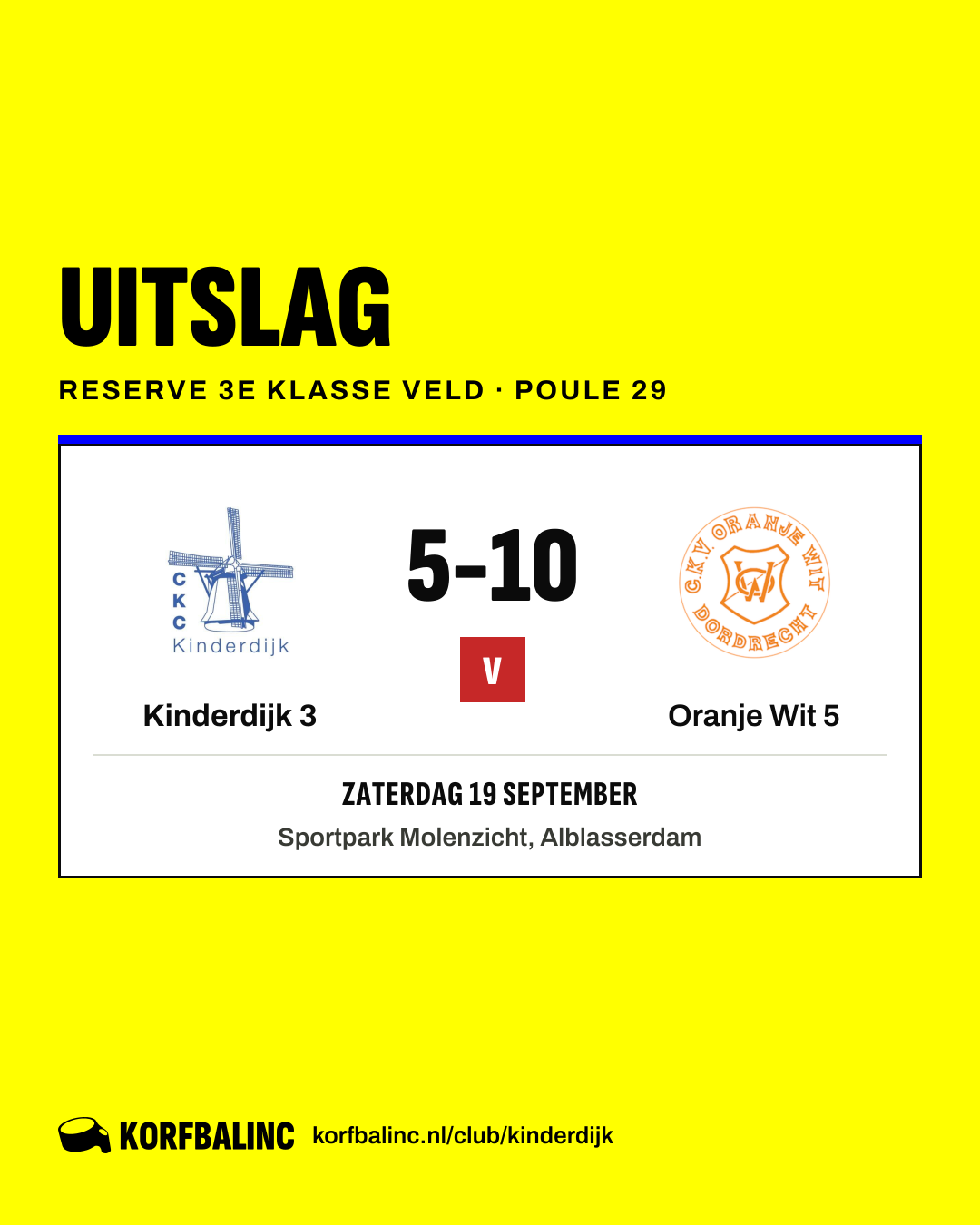 Kinderdijk 3 - Oranje Wit 5