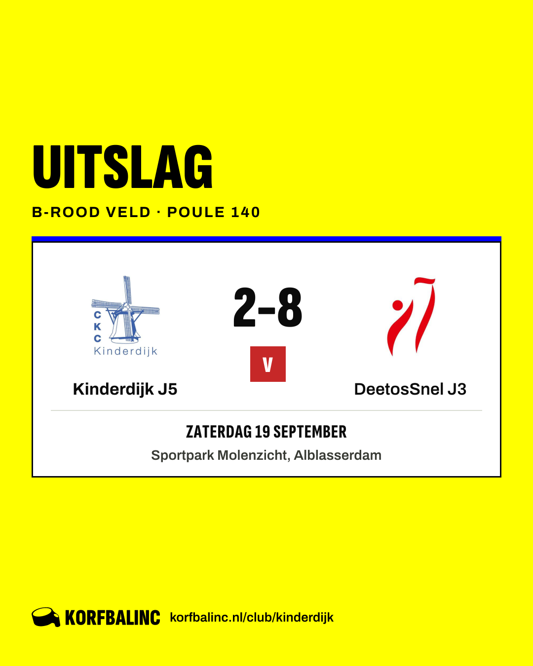 Kinderdijk J5 - DeetosSnel J3