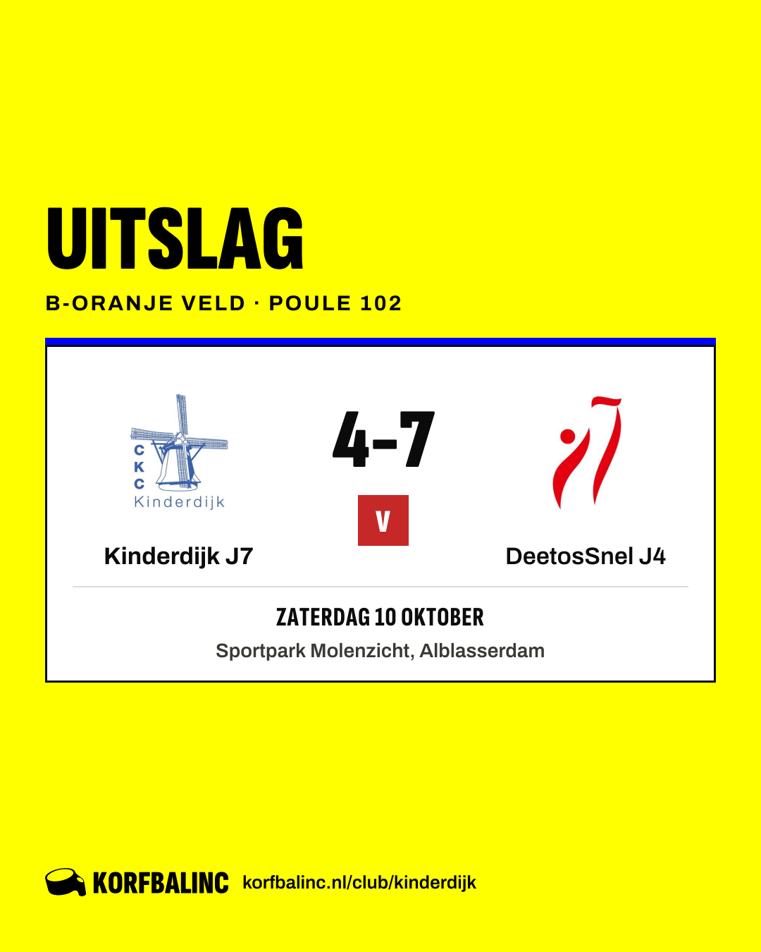 Kinderdijk J7 - DeetosSnel J4