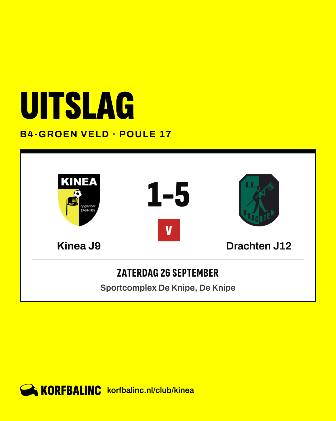 Kinea J9 - Drachten J12