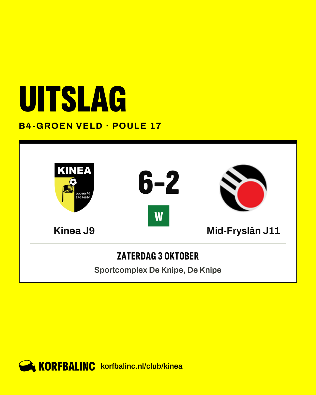 Kinea J9 - Mid-Fryslân J11