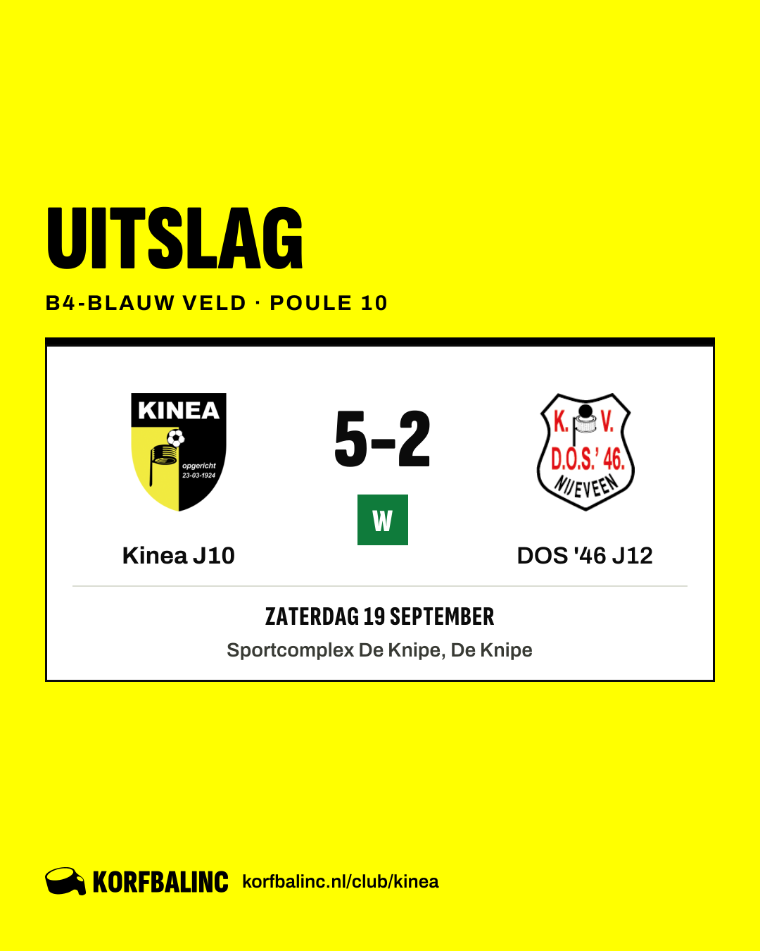 Kinea J10 - DOS '46 J12