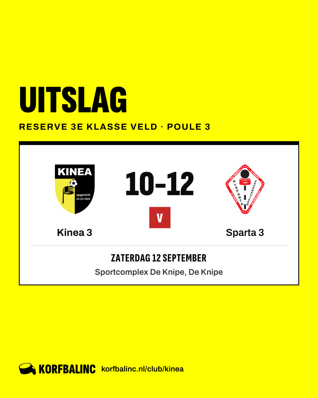 Kinea 3 - Sparta 3