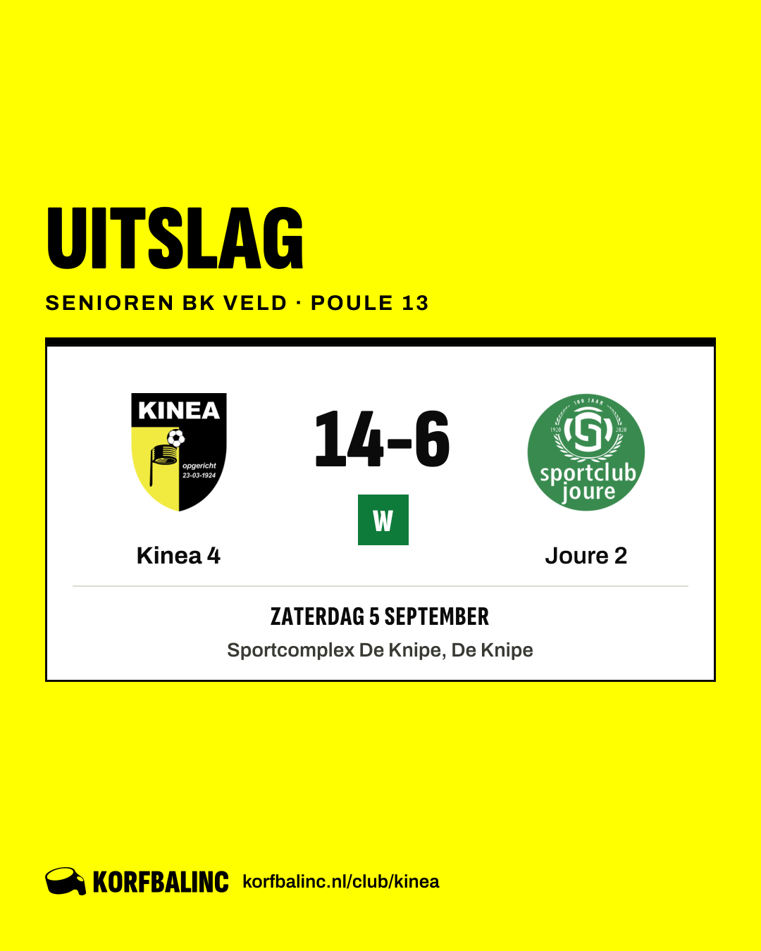 Kinea 4 - Joure 2