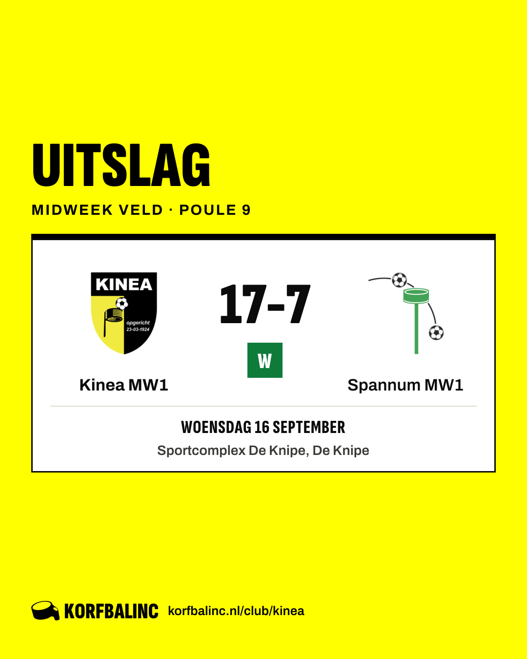 Kinea MW1 - Spannum MW1