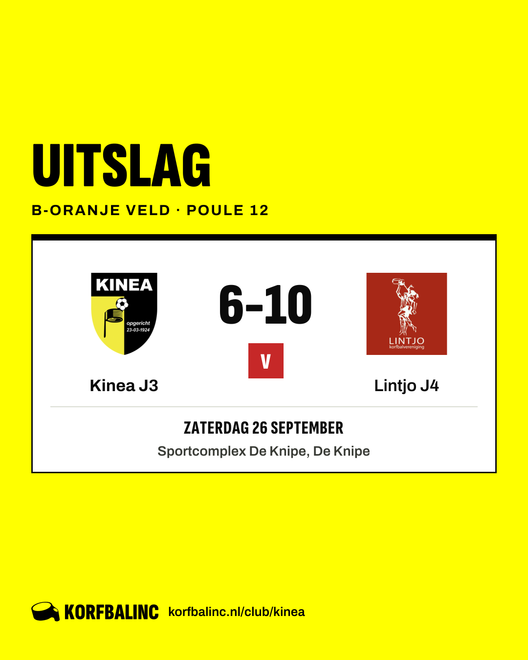 Kinea J3 - Lintjo J4