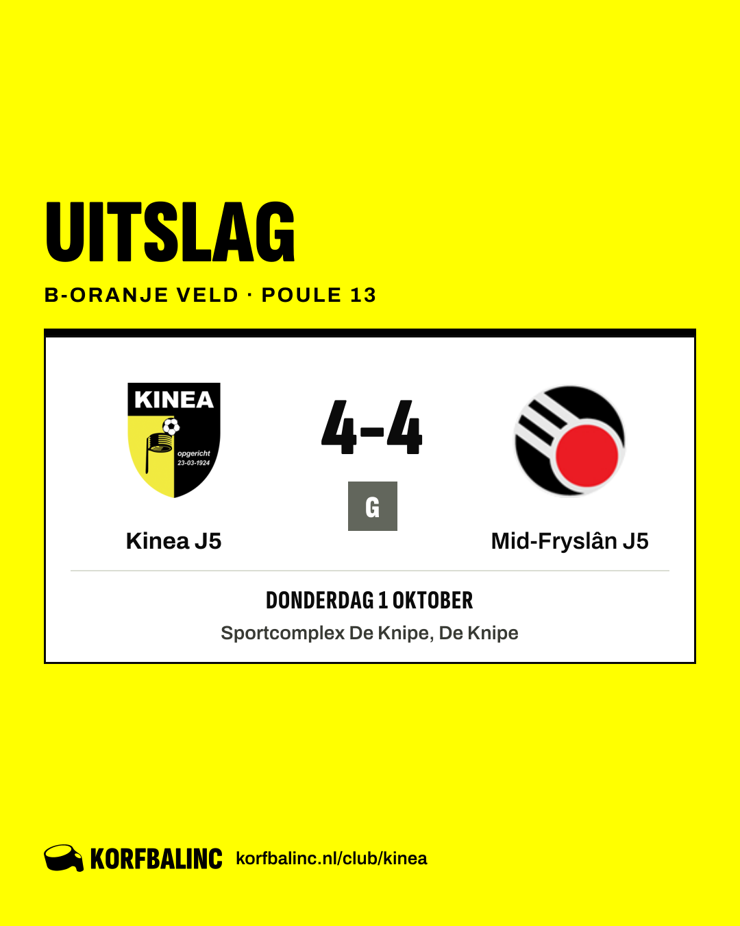 Kinea J5 - Mid-Fryslân J5