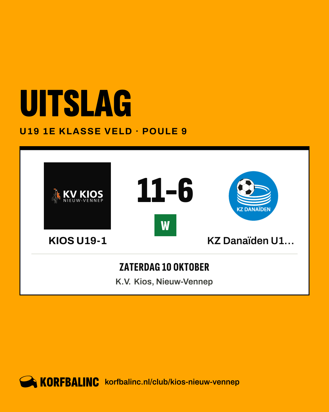 KIOS U19-1 - KZ Danaïden U19-1