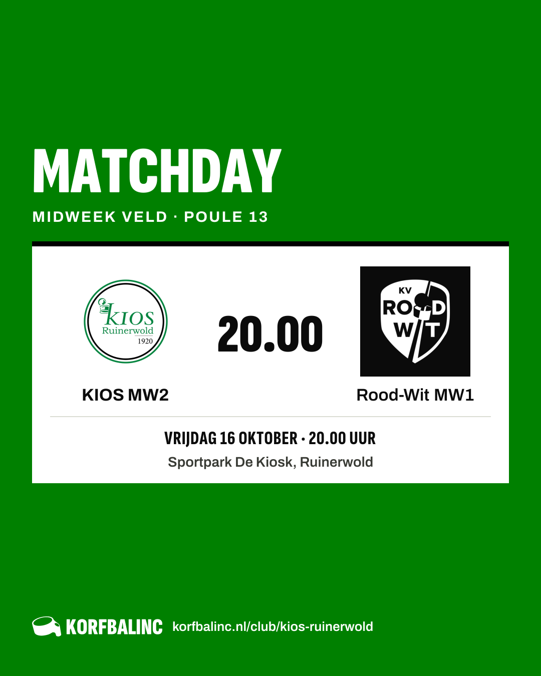 KIOS MW2 - Rood-Wit MW1