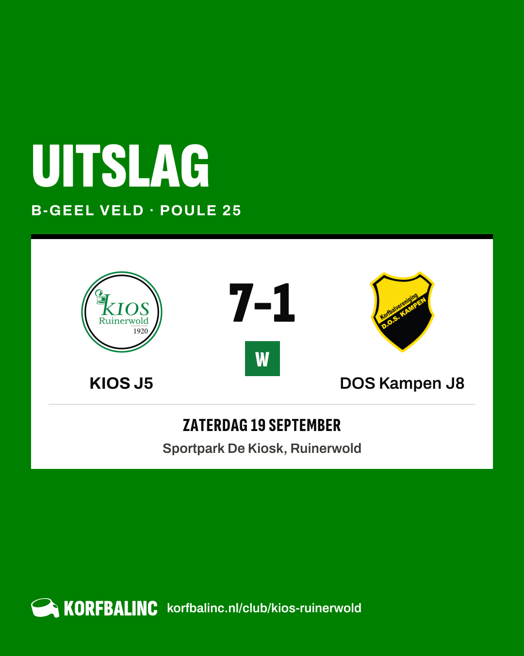 KIOS J5 - DOS Kampen J8