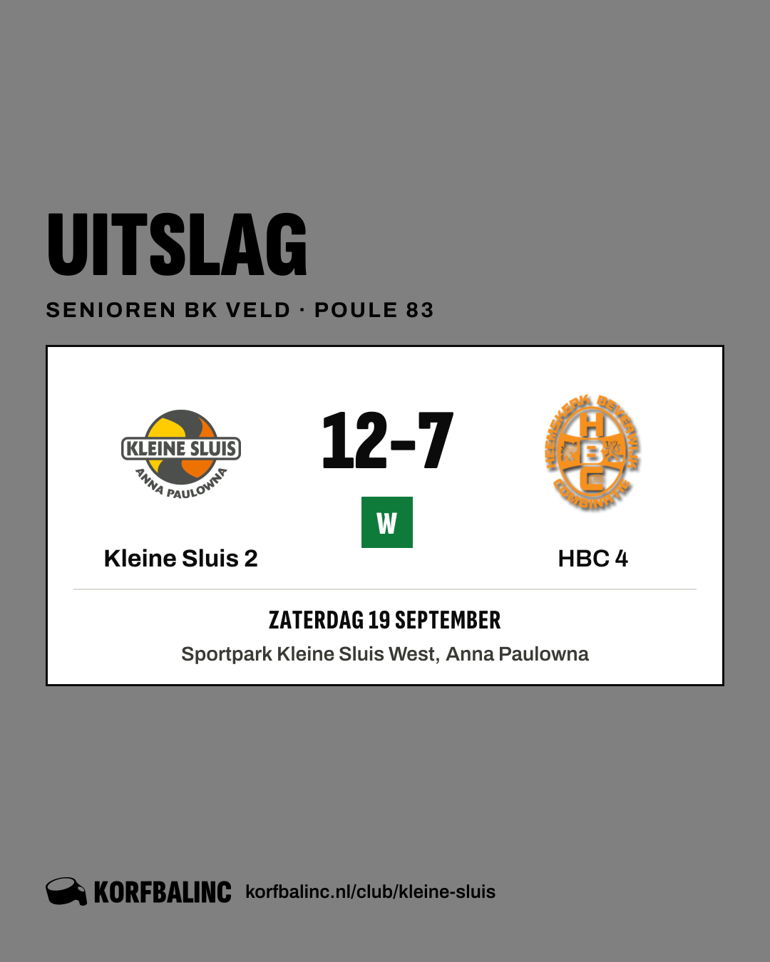 Kleine Sluis 2 - HBC 4