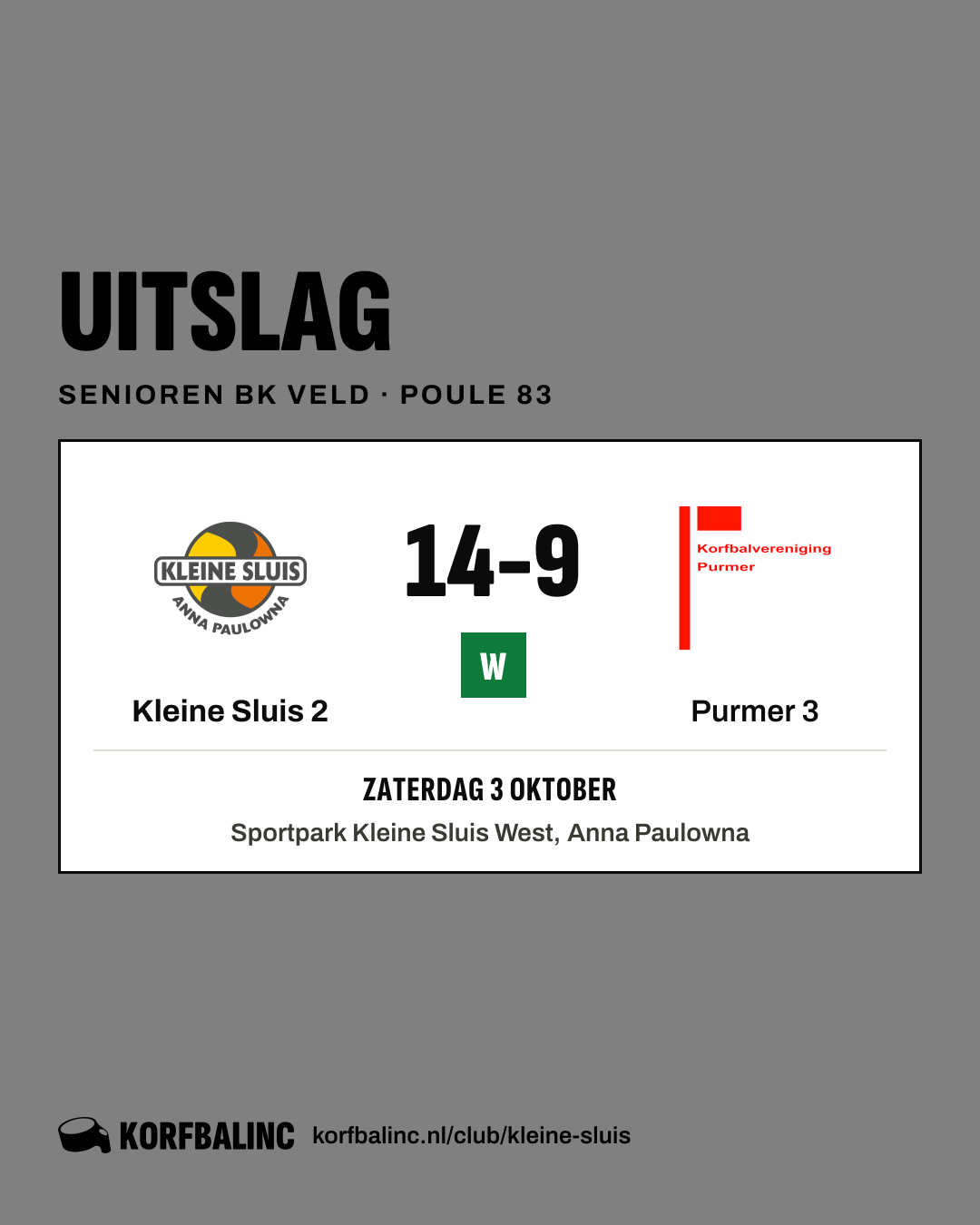 Kleine Sluis 2 - Purmer 3