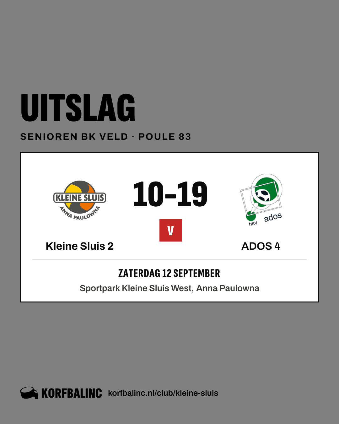 Kleine Sluis 2 - ADOS 4