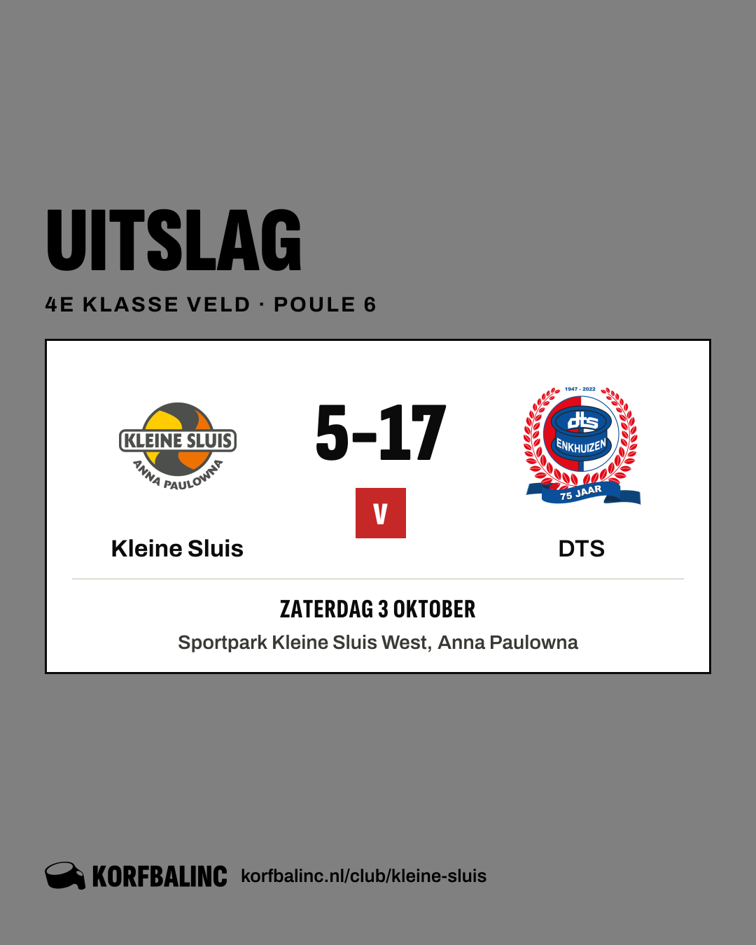 Kleine Sluis - DTS