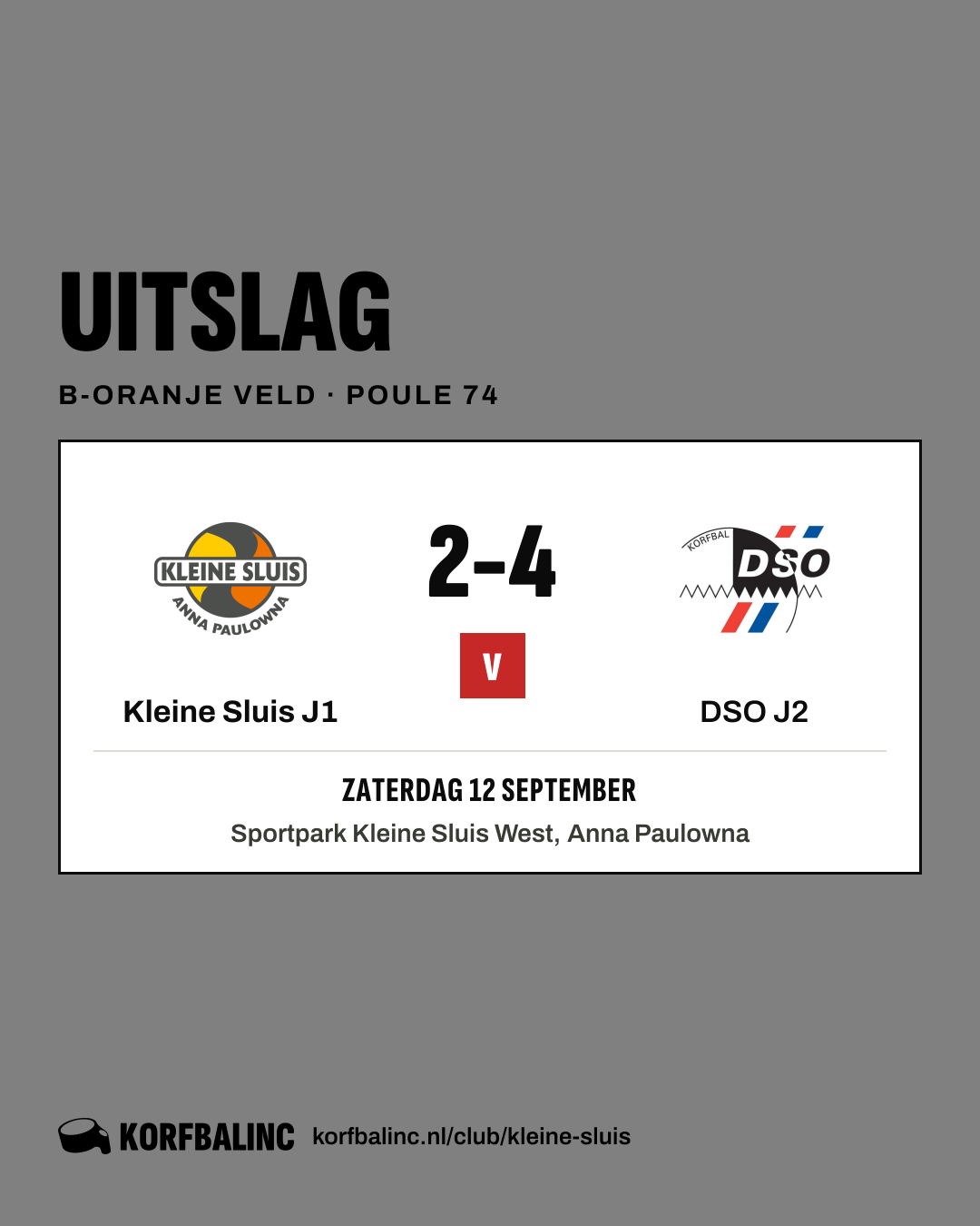 Kleine Sluis J1 - DSO J2