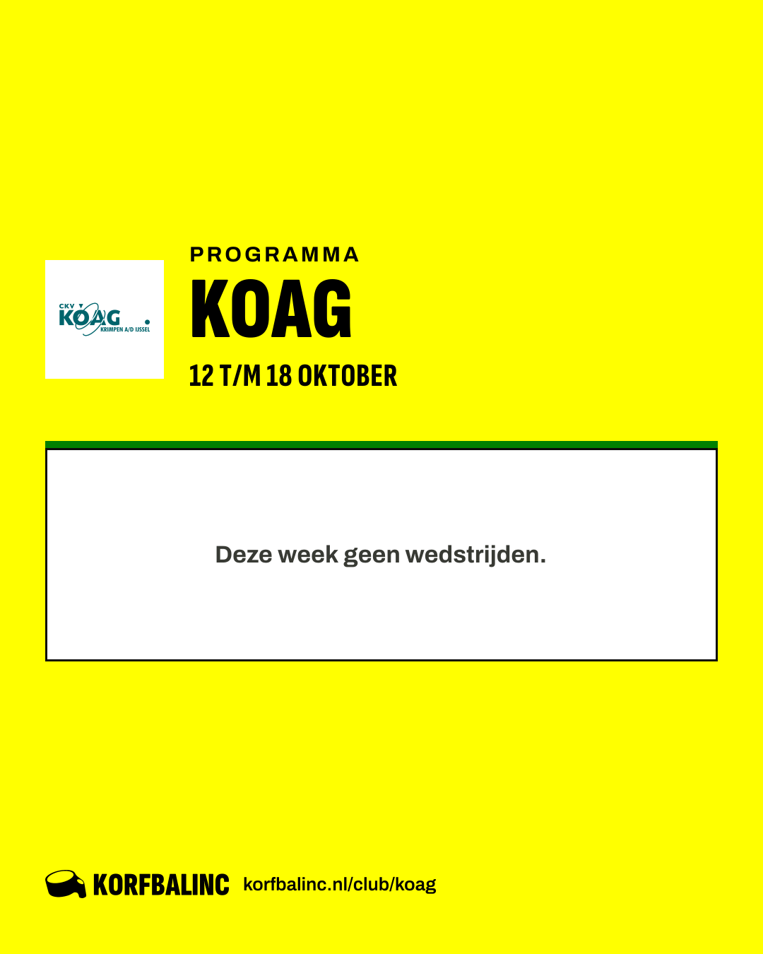Uitslagen KOAG