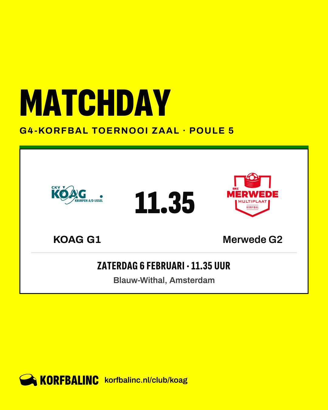 KOAG G1 - Merwede G2