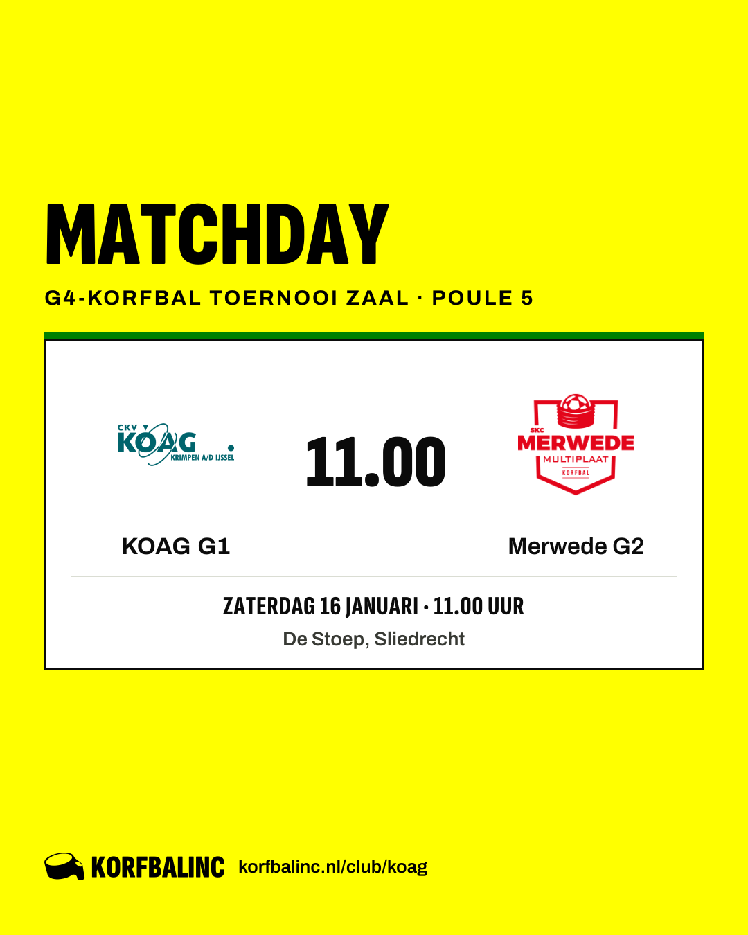 KOAG G1 - Merwede G2