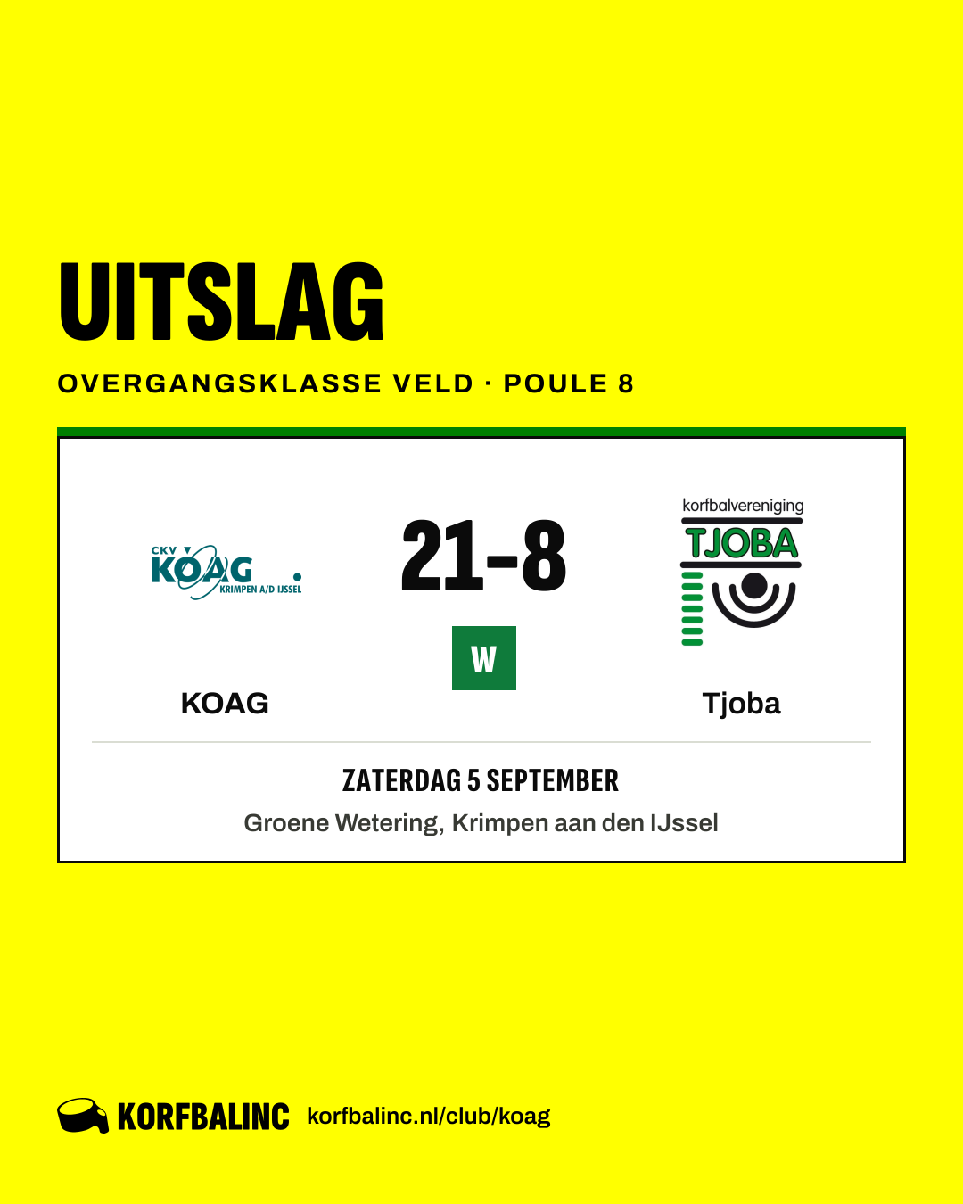KOAG - Tjoba