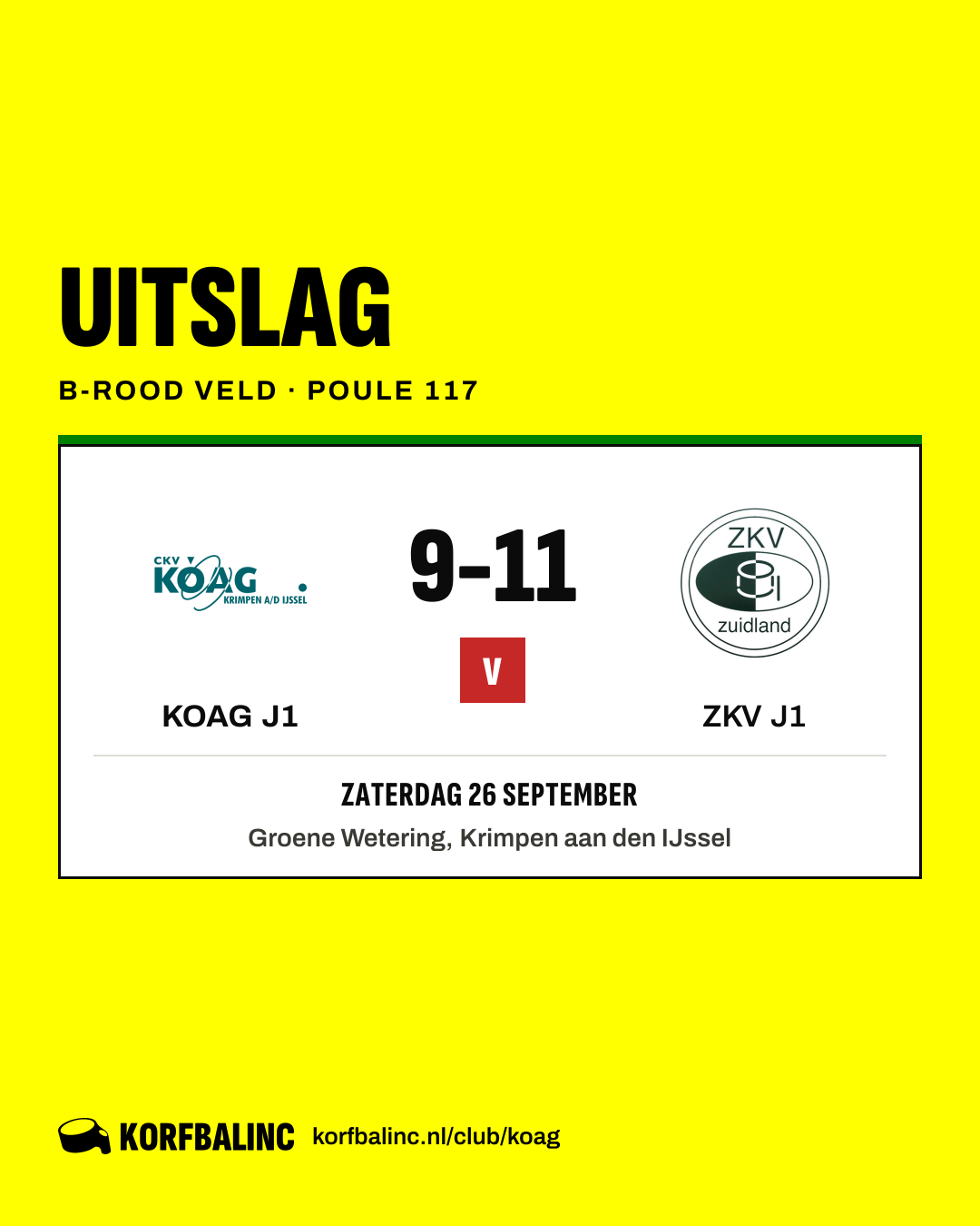 KOAG J1 - ZKV J1