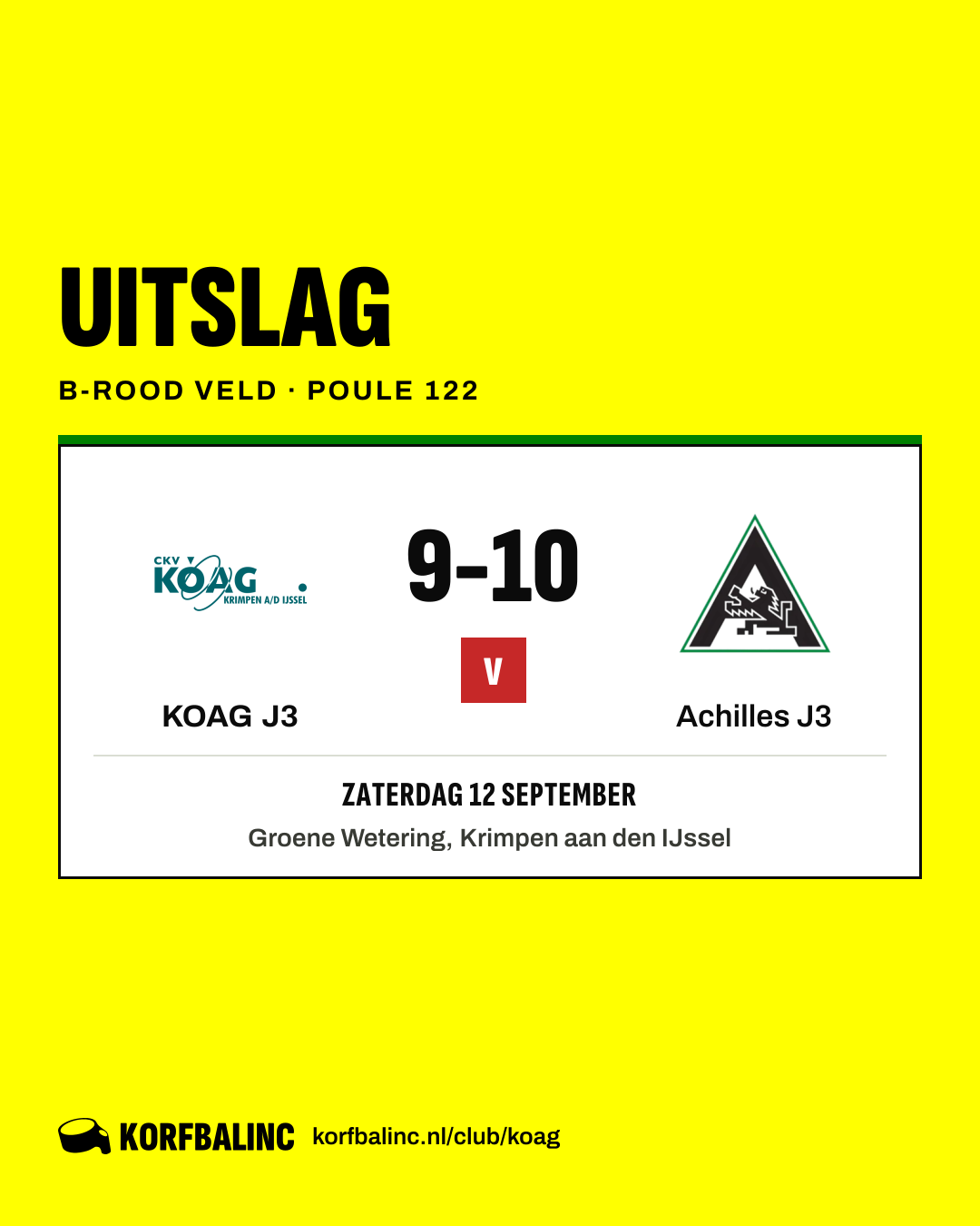 KOAG J3 - Achilles J3