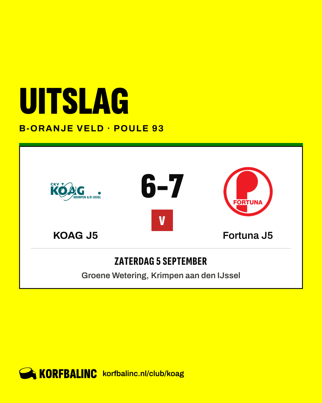 KOAG J5 - Fortuna J5