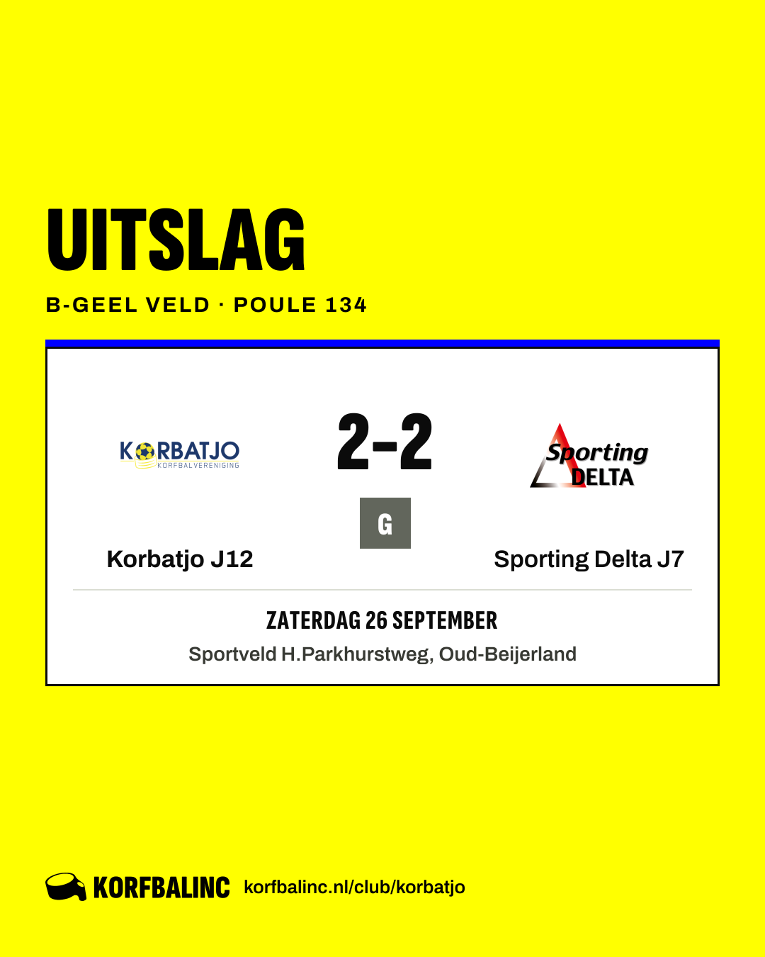 Korbatjo J12 - Sporting Delta J7