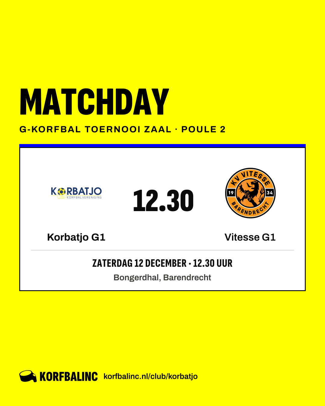 Korbatjo G1 - Vitesse G1