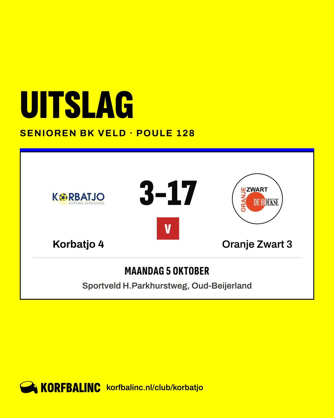 Korbatjo 4 - Oranje Zwart 3