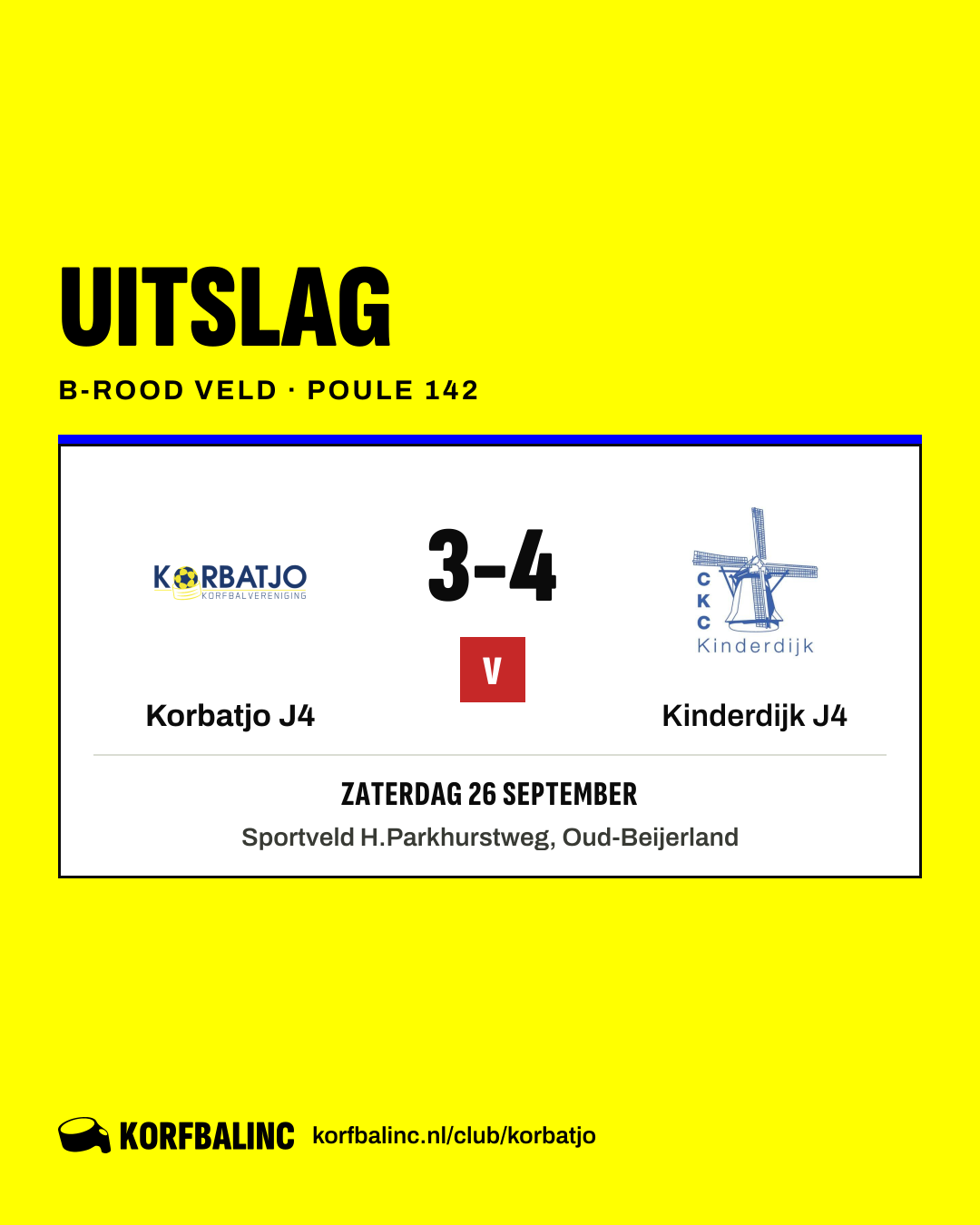 Korbatjo J4 - Kinderdijk J4
