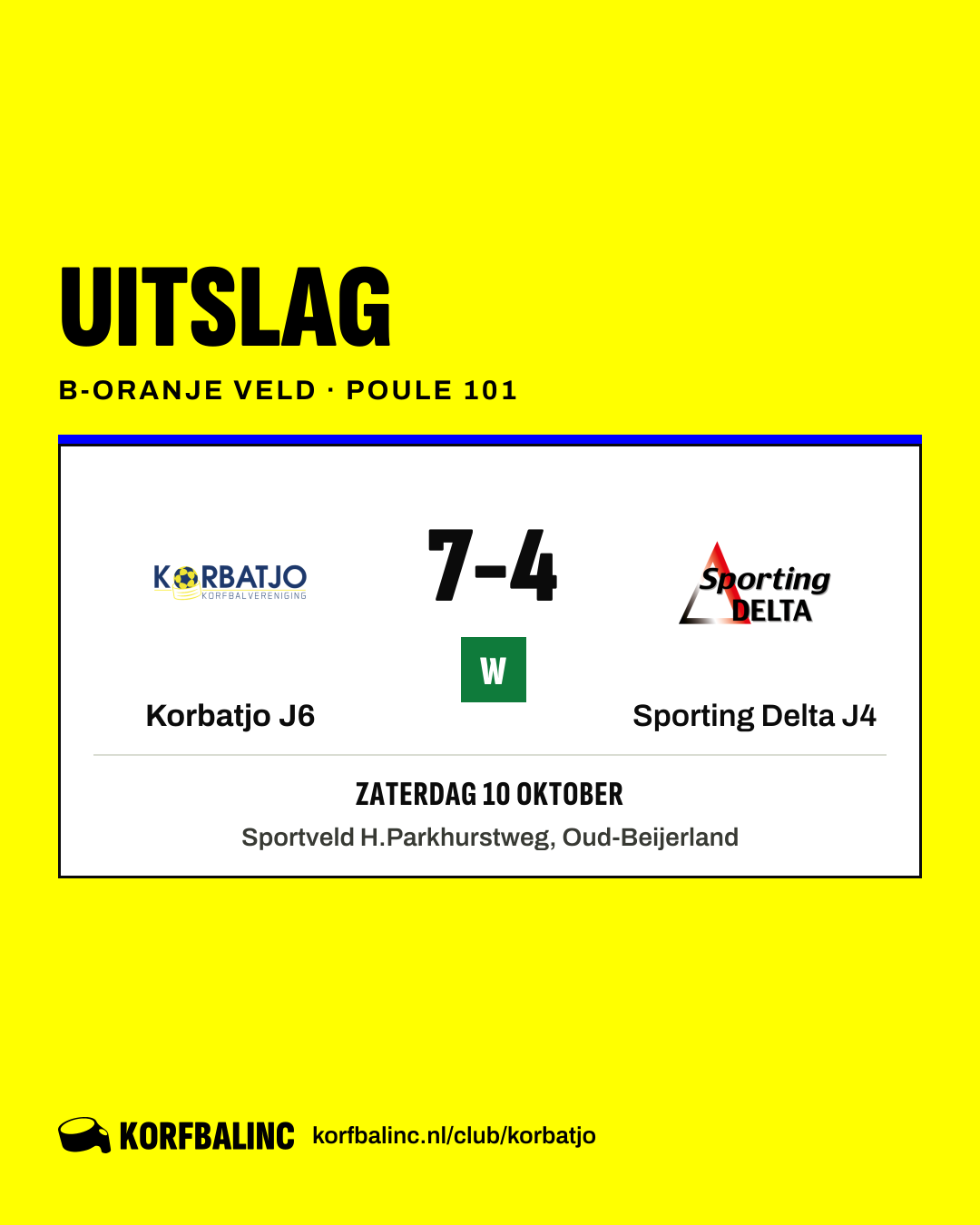 Korbatjo J6 - Sporting Delta J4
