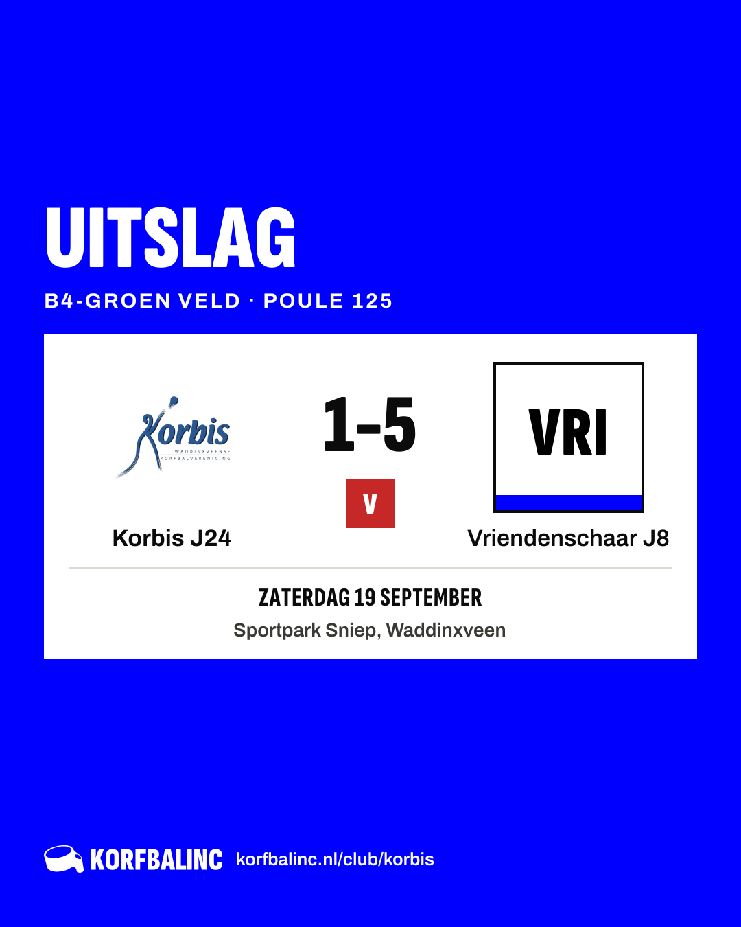 Korbis J24 - Vriendenschaar J8