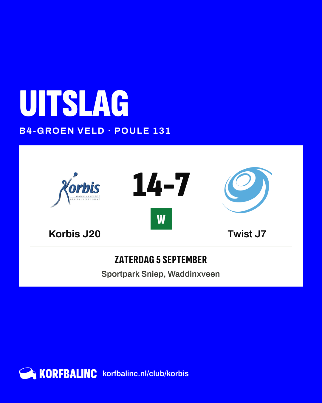 Korbis J20 - Twist J7