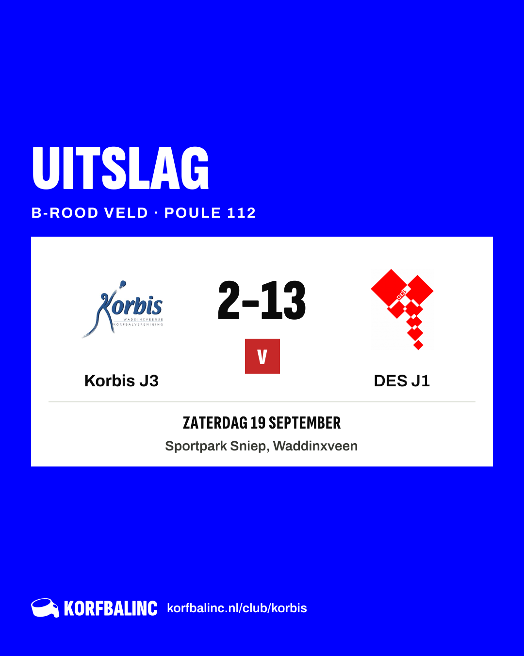 Korbis J3 - DES J1