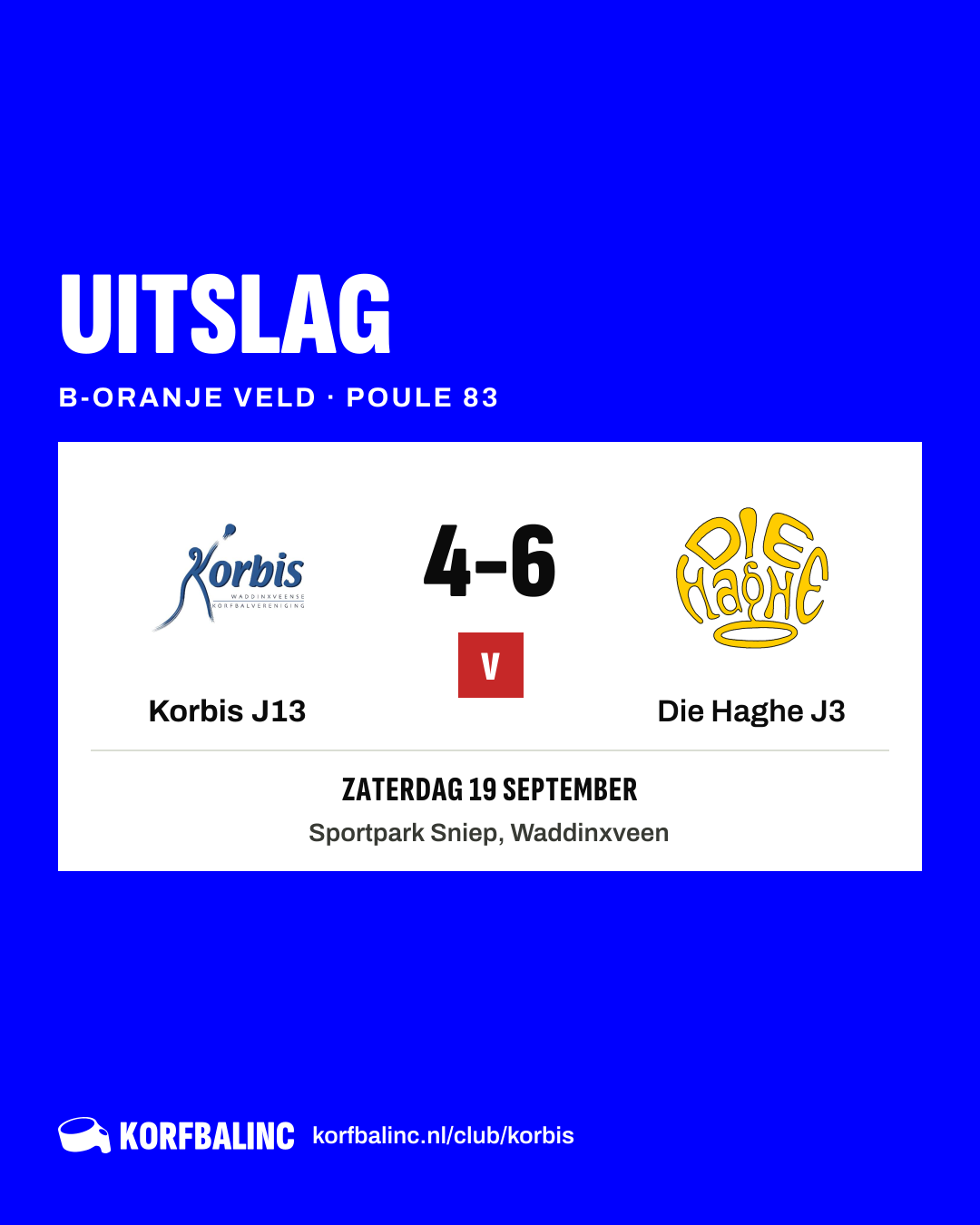 Korbis J13 - Die Haghe J3