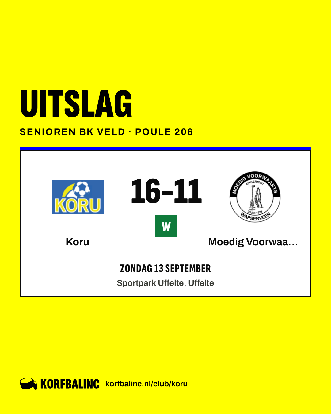 Koru - Moedig Voorwaarts