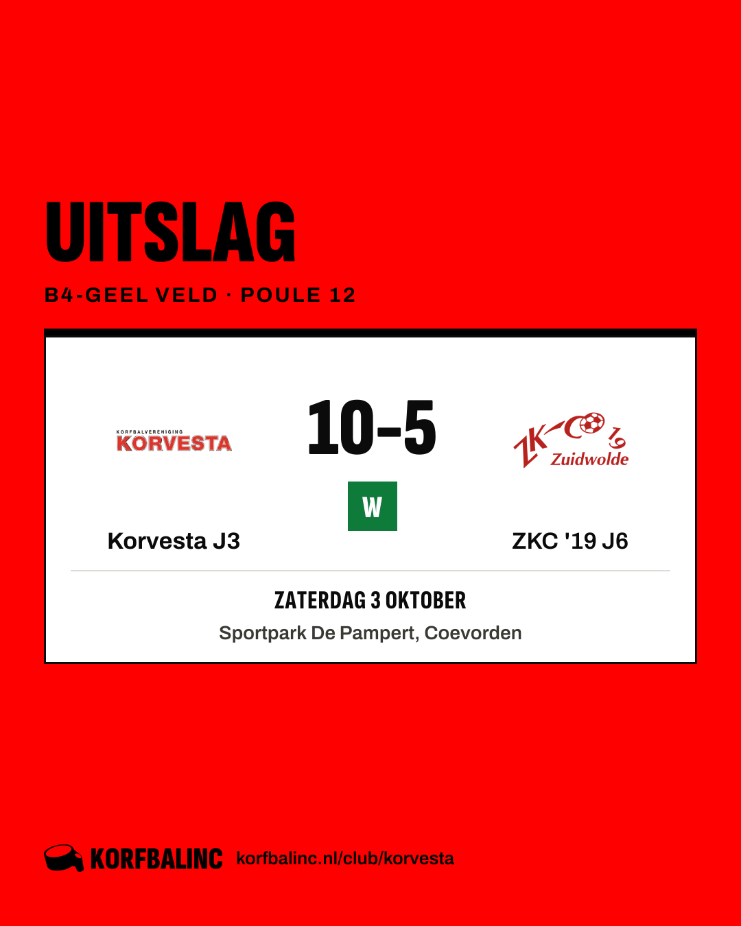 Korvesta J3 - ZKC '19 J6