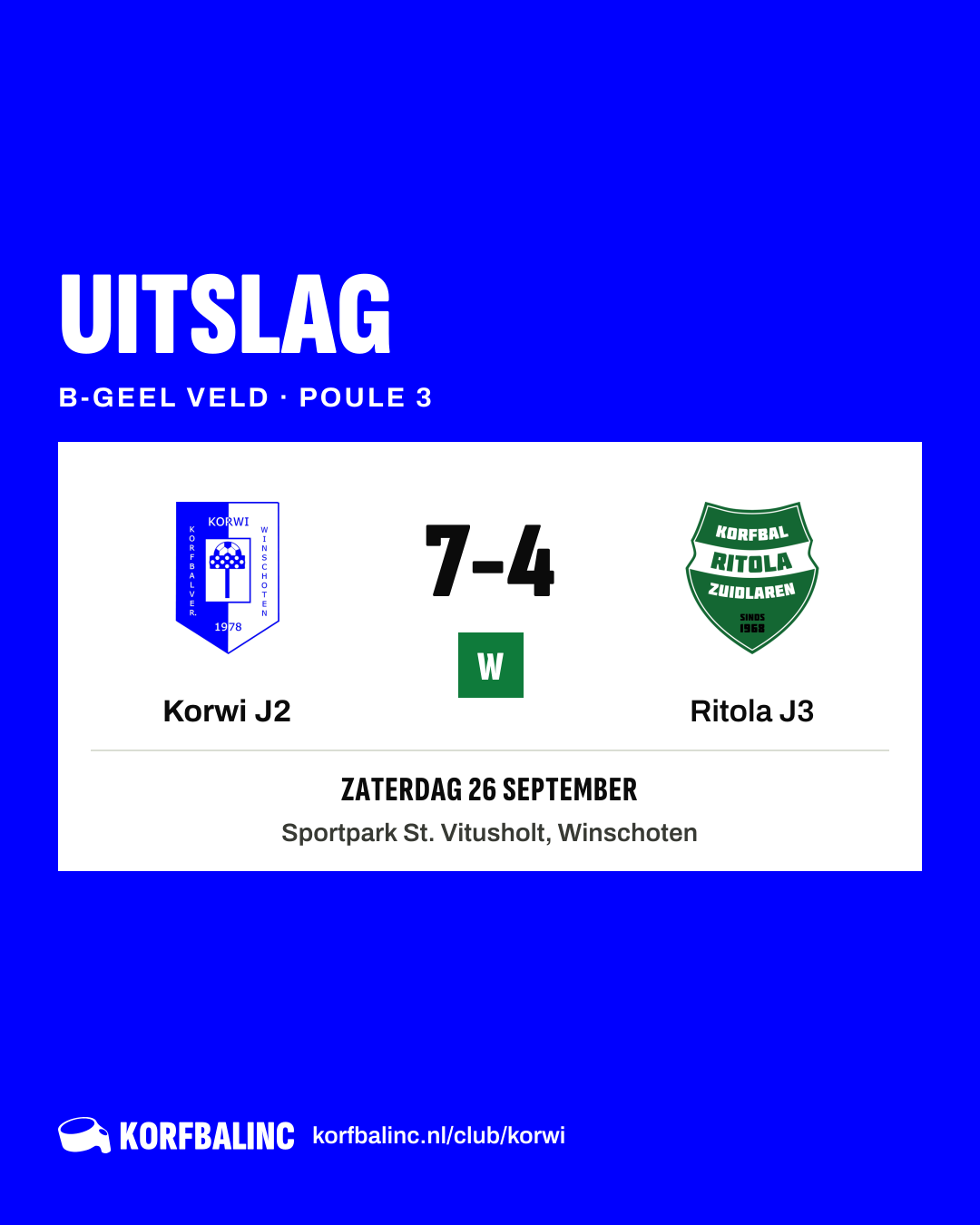 Korwi J2 - Ritola J3