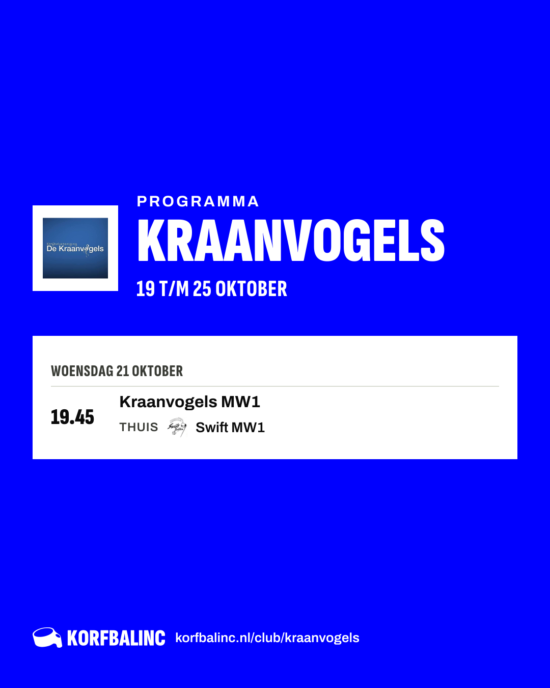 Programma Kraanvogels