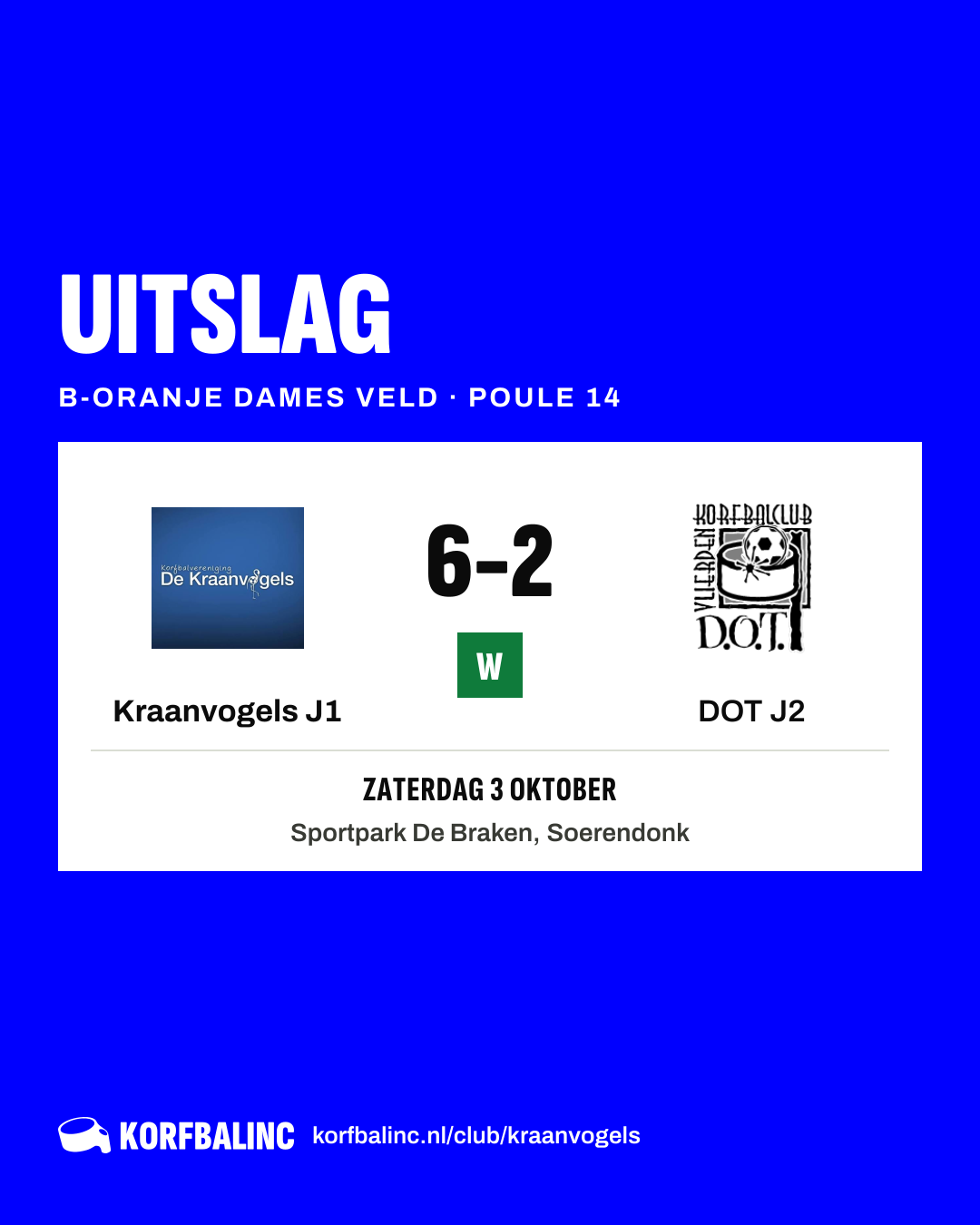 Kraanvogels J1 - DOT J2