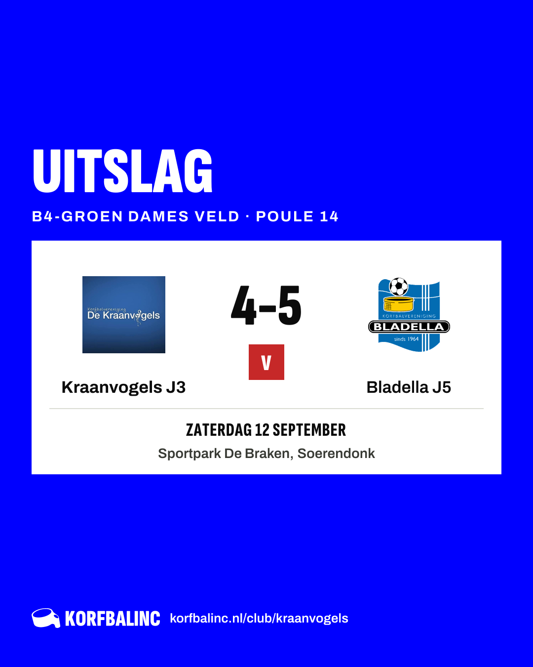 Kraanvogels J3 - Bladella J5