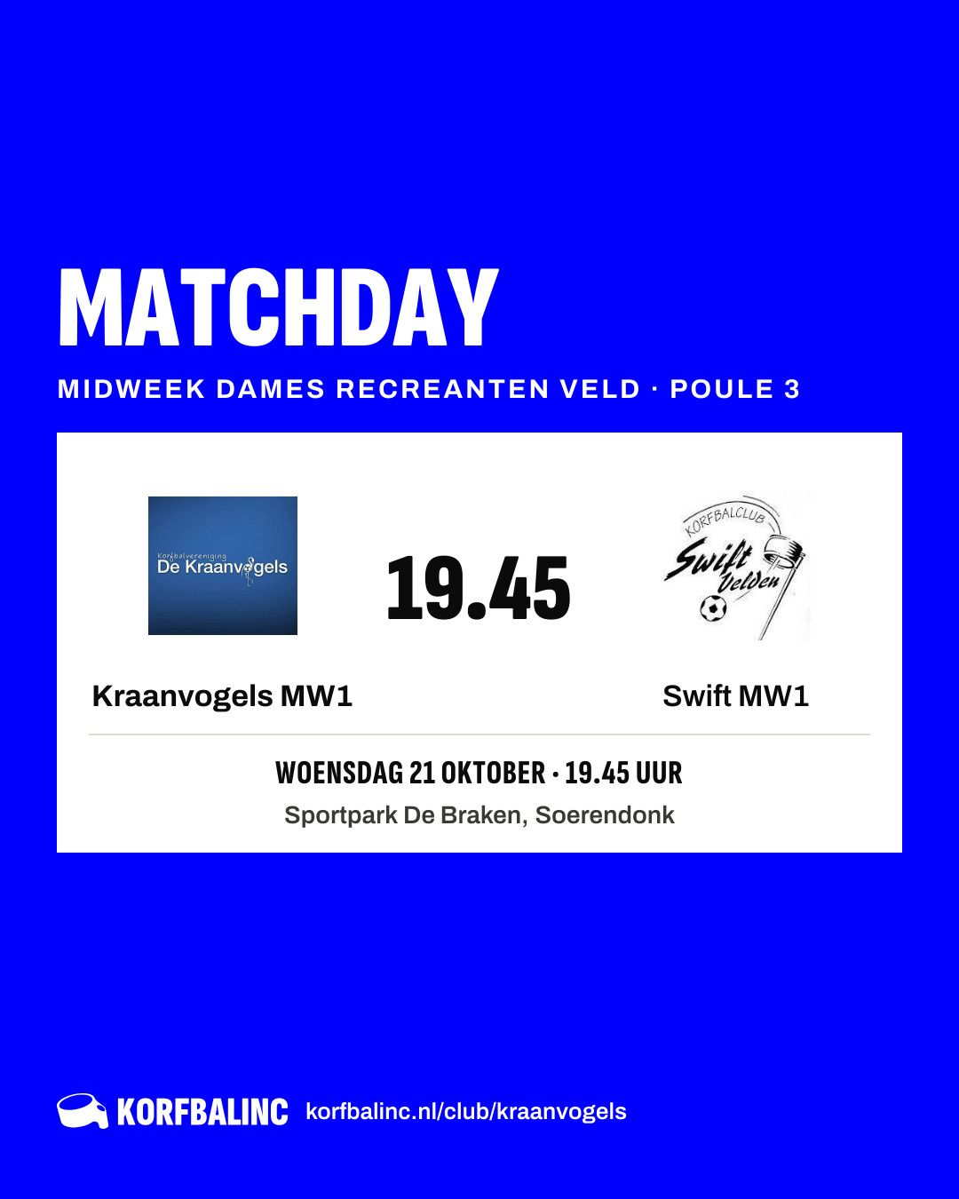 Kraanvogels MW1 - Swift MW1