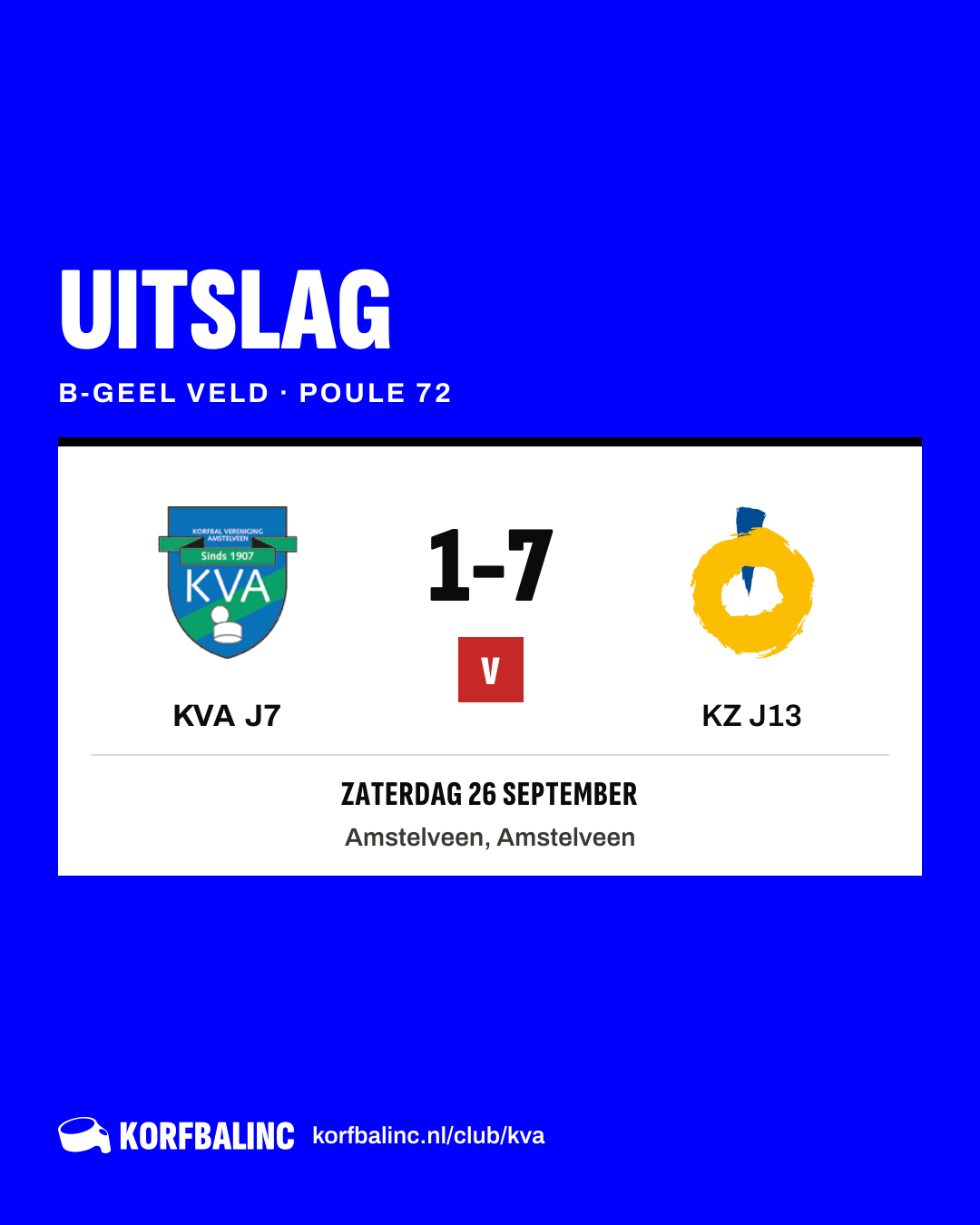 KVA J7 - KZ J13