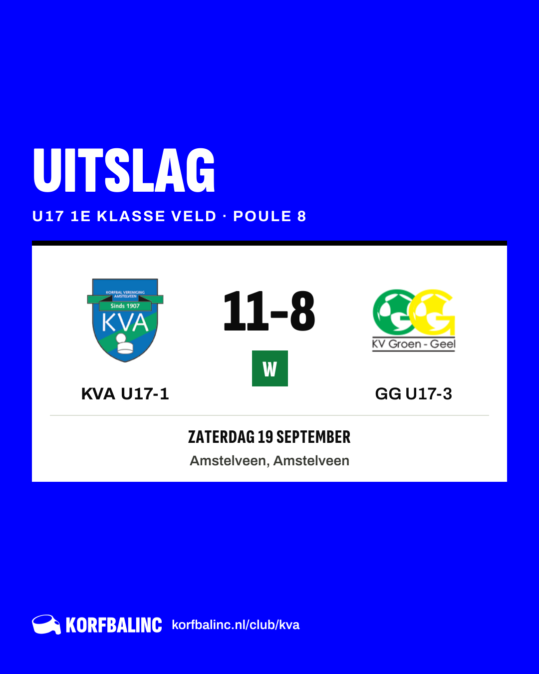 KVA U17-1 - GG U17-3