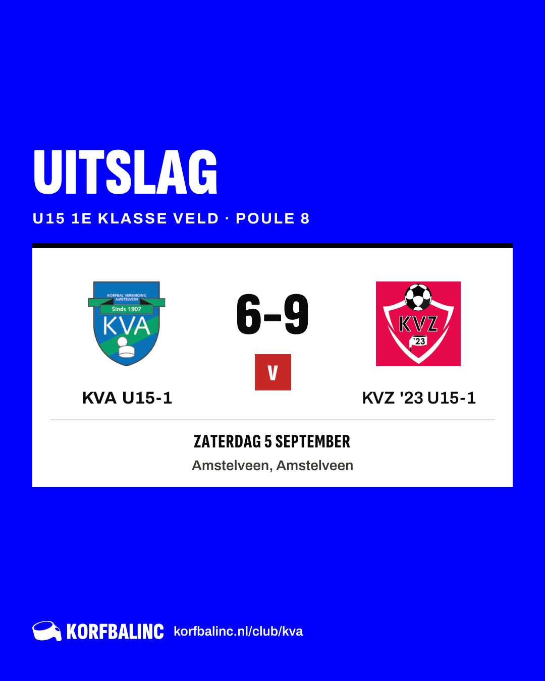 KVA U15-1 - KVZ '23 U15-1