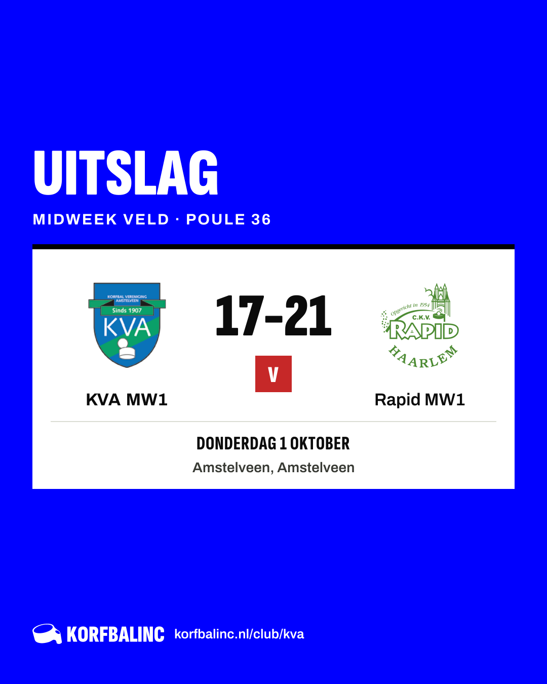 KVA MW1 - Rapid MW1