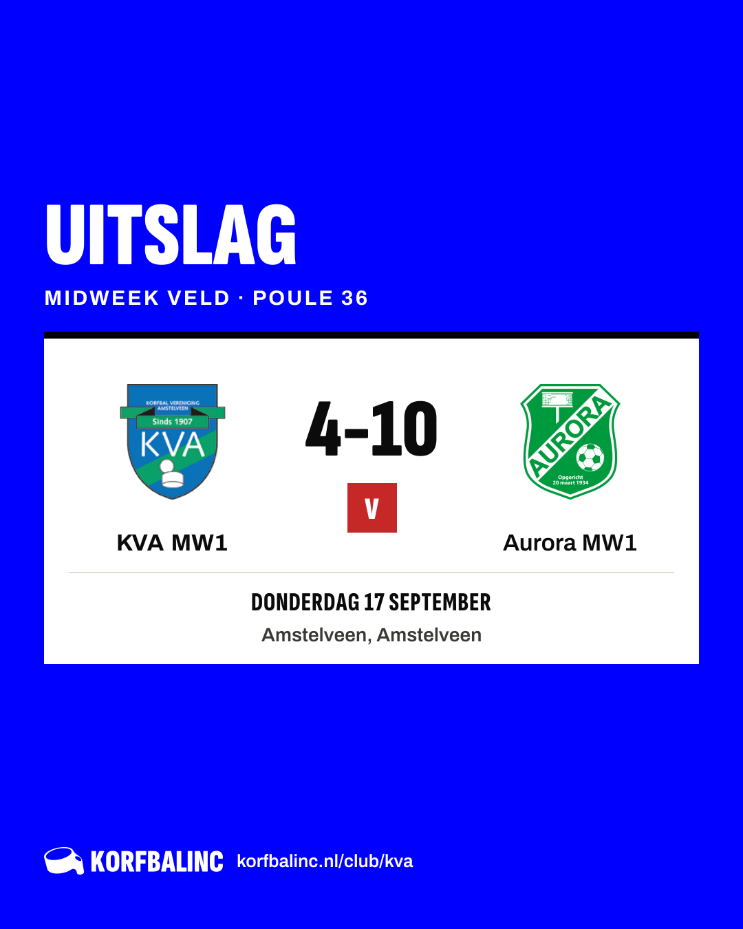 KVA MW1 - Aurora MW1