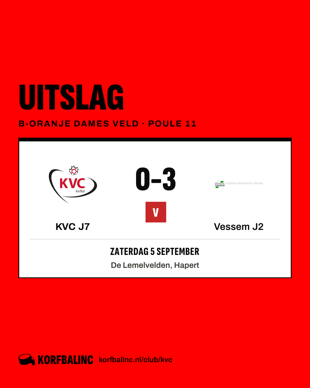KVC J7 - Vessem J2