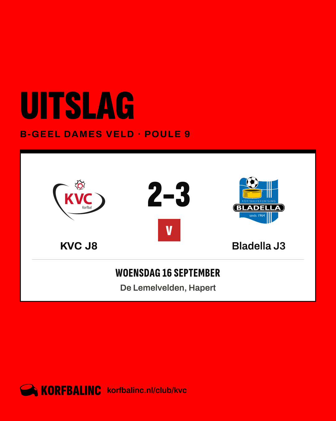 KVC J8 - Bladella J3